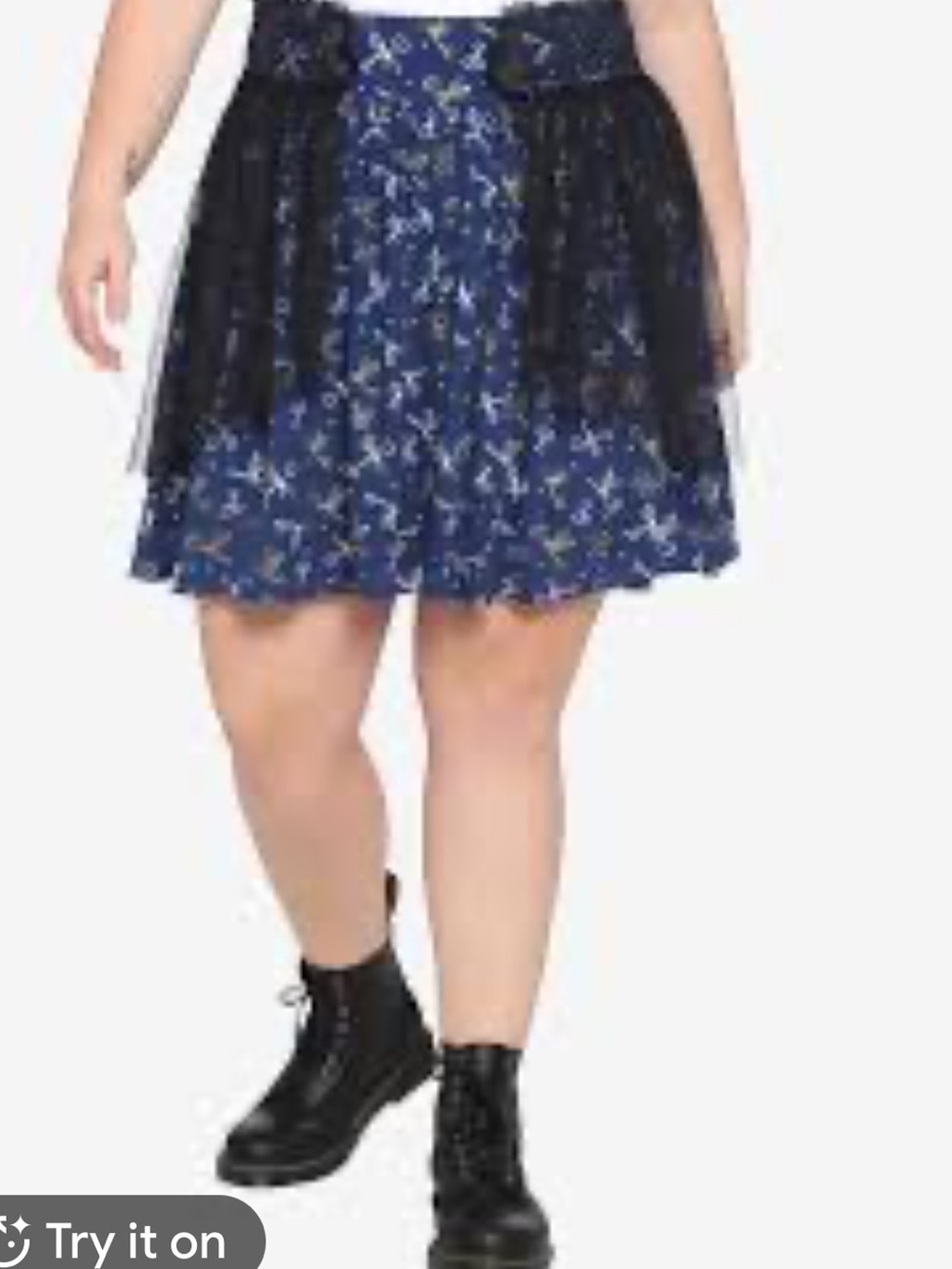 Wizarding world Harry Potter flying keys hot topic skirt